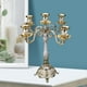 thumbnail image 3 of Candelabro Colco 5 brazos Retro Candelabro Romántico para Navidad de Cumpleaños Luz de comedor Candelero Pilar, 3 of 8