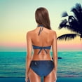 thumbnail image 5 of Dreamtimes 2 Pcs Swimsuit Forest Moon Night Stars Womens Top Halter Beach Bathing Bikini Set, Small, 5 of 6