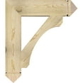 thumbnail image 3 of Ekena Millwork 6"W x 28"D x 32"H Legacy Arts & Crafts Rough Sawn Bracket, Douglas Fir, 3 of 4