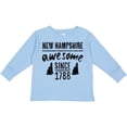 thumbnail image 3 of Inktastic New Hampshire Awesome Since 1788 Boys or Girls Long Sleeve Toddler T-Shirt, 3 of 5