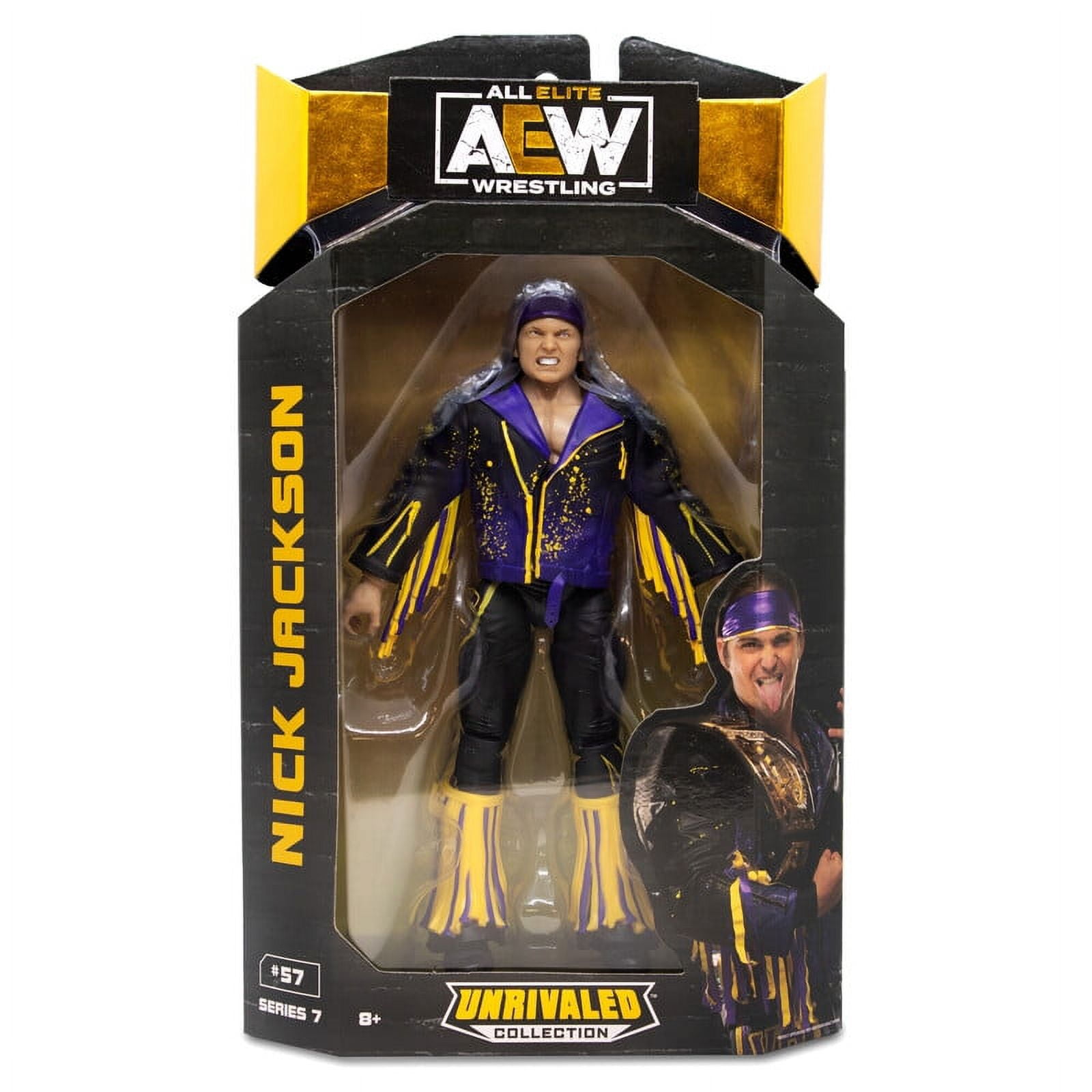 AEW Unmatched Brody King - 6-Inch Figure with Chain Necklace