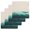 Teal Beige, variant on Teal Beige Ombre Kitchen Dish Towels for Drying Dishes Set of 4, Minimalist Ocean Waves Linen Waffle Weave Microfiber Hand Tea Bathroom Towels Quick Dry & Absorbent Towel 12x12