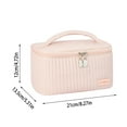 thumbnail image 3 of Cute Makeup Bag Mini Cosmetic Pouch for Women Handy Zipper Pouch Small Quilted Beauty Storage Solution for Daily, 3 of 4
