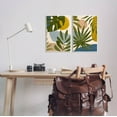 thumbnail image 2 of Stupell Industries Tropical Bohemian Plant Leaves Graphic Art Unframed Art Print Wall Art, Set of 2, Design by Victoria Barnes, 2 of 6