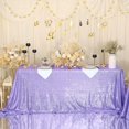 thumbnail image 2 of GFDYREE Sequin Tablecloth, Wedding, Sweetheart, Christmas Tree, Rectangular, 60"x102", Lavender, 2 of 6