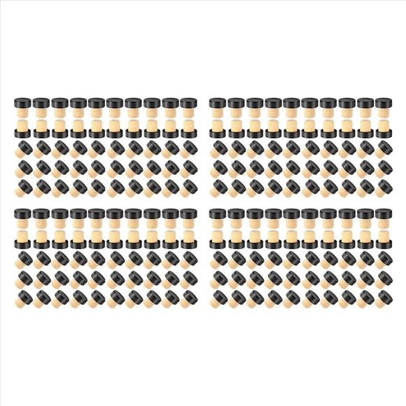 4X Tapones de Corcho Tapones de Corcho Tapones de DegustacióN Tapones de Vino en Forma de T con Tapa de PláStico TapóN de Botella de Vino de Madera Tapones Botella Tapones Corcho