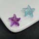 thumbnail image 1 of Cuentas de vidrio de vida marina, 14 mm, agujero mediano, pequeñas estrellas de mar, accesorios de joyería para bricolaje, pulseras, pendientes de cuentas, material de cuentas sueltas, 1 of 5