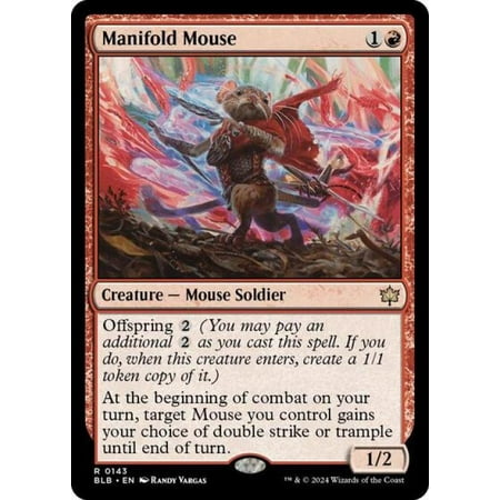 Magic the Gathering - Bloomburrow - Manifold Mouse Near Mint