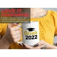 thumbnail image 7 of Graduation Mug White 15oz - Custom Name 2022 - Personalized Graduation College School Student, 7 of 7