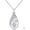 05-May-Lily Flower, variant on 12 Birth Flower Urn Necklaces for Ashes 925 Sterling Silver Teardrop Urn Necklace Flower Cremation Jewelry with Funnel Filler Kit Ashes Necklace for Women Human