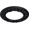 thumbnail image 3 of Ekena Millwork 12 1/4"OD x 7 1/2"ID x 7/8"P Ribbon with Bow Ceiling Medallion (Fits Canopies up to 7 1/2"), Hand-Painted Steel Gray, 3 of 6