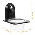 thumbnail image 2 of WEUVEB Comedero Para Reptiles Negro De Plástico Resistente Para Comida Y De Gecko, 2 of 8