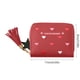 thumbnail image 3 of Billetera pequeña para mujer | Monedero delgado de doble pliegue con cremallera | Cuero sintético | Ranuras para tarjetas y documentos | Tamaño compacto para viajes | Azul, negro, verde, rojo, 3 of 6