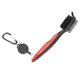 thumbnail image 3 of Cepillo Limpiador de Palos de Golf con cerdas Dobles de Acero de Nailon Limpieza portátil(23 * 8 * 3cm-Rojo) Unbranded 2715200029011, 3 of 6