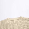 thumbnail image 6 of Lmnyox Girl's Sweaters Plain Button Down Long Sleeve Crew Neck Knitted Cardigan Fall Winter Fashion Sweater Tops, 6 of 9
