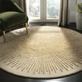thumbnail image 3 of SAFAVIEH Soho Michelle Geometric Area Rug, Beige, 8' x 8' Round, 3 of 7