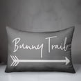 thumbnail image 2 of Creative Products Gray Bunny Trail 14x20 Spun Poly Pillow, 2 of 2