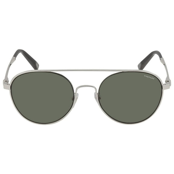Chopard Green Polarized Round Men's Sunglasses SCHC29 579P 55
