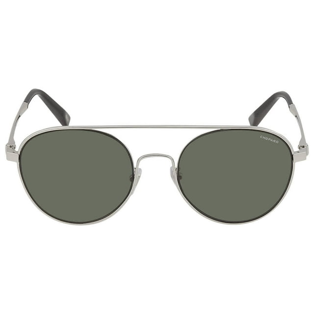 Chopard Green Polarized Round Men's Sunglasses SCHC29 579P 55