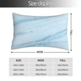 thumbnail image 2 of Balery Light Blue Marble Funda de Cojín Estampada, Regalos para Mujeres, Regalos de Amor para Ella, Regalos para Novia o Esposa, Funda de Almohada-20"x30", 2 of 6