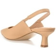 thumbnail image 3 of Journee Womens Paulina Kitten Heel Sling Back Pointed Toe Pumps, Widths Available, 3 of 9