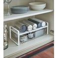thumbnail image 2 of Yamazaki Home Expandable Kitchen Riser, White, Steel, Small, Expandable, 2 of 7