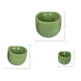thumbnail image 6 of Better Homes & Gardens 4/6/8inch Wall Planters, Green, 3-Pack, 6 of 9