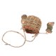 thumbnail image 1 of Juguete De Cesta Colgante De Hierba, Resistente A Las Mordeduras, Fácil Instalación, Juguete De Cesta De Conejo Para Chinchilla Para Conejillo De Indias, 1 of 7