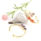 thumbnail image 4 of Xiao Hua Pulsera de cuentas hecha a mano, ideal para hombres y mujeres, con alambre de metal envuelto en cristal de piedra natural (azul), 4 of 5