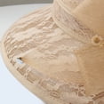thumbnail image 5 of CAIXIA Derby Hats for Women 2026 Organza Veil Feather Tea Party Hats for Women Church Hats Wide Brim Fascinator Hat Weddings Hats, 5 of 8