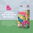 thumbnail image 2 of BioSwiss Bandages, Butterfly Shaped Self Adhesive Bandages, Latex Free Sterile Wound Care, 24 Count, 2 of 6