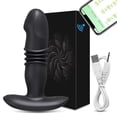 thumbnail image 1 of Thrusting Vibration Anal Plug Wireless Remote Control For Men Dildo Prostate Massager Butt Plug Sex Toys Goods For Adults 18, 1 of 5