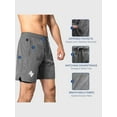 thumbnail image 3 of Zilpu Mens Quick Dry Athletic Performance Shorts with Zipper Pocket (5 inch), 3 of 6