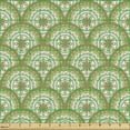 thumbnail image 2 of Ambesonne Mandala Fabric by the Yard Upholstery, Eastern Yoga Tradition Art, 5 Yards, Pale Olive Green Ivory, 2 of 5