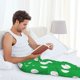 thumbnail image 5 of Balery Green And White Polka Dot Pantalones de pijama para hombre, pijama ultraligero, pantalón de descanso-X-Large, 5 of 6