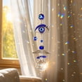 thumbnail image 4 of Donemore Evil Eye Crystal Sun Catcher 1 Pc Hanging Window Prism Pendant for Home Garden Wall Outdoor Car Rainbow Decor Ornament Gift, 4 of 7