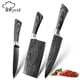 thumbnail image 1 of Juego de Cuchillos de Cocina, Cuchillos de chef de Acero Inoxidable de 5 "7" 8 ", Cuchillos Japonéss con Láser de Damasco, Cuchillo de Carnicero para Cortar en Rodajas, Escoba de Carne China, Gris, 1 of 8