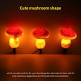 thumbnail image 2 of 9leds solar energy Mushroom String Light Lamp For Garden Party Decoration, 2 of 9