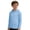 Blue, variant on Boys Shirts Summer Sun Hoodie Long Sleeve Outdoor Sports Casual Top for Kids Lightweight Breathable Children Blue 6 Years-7 Years
