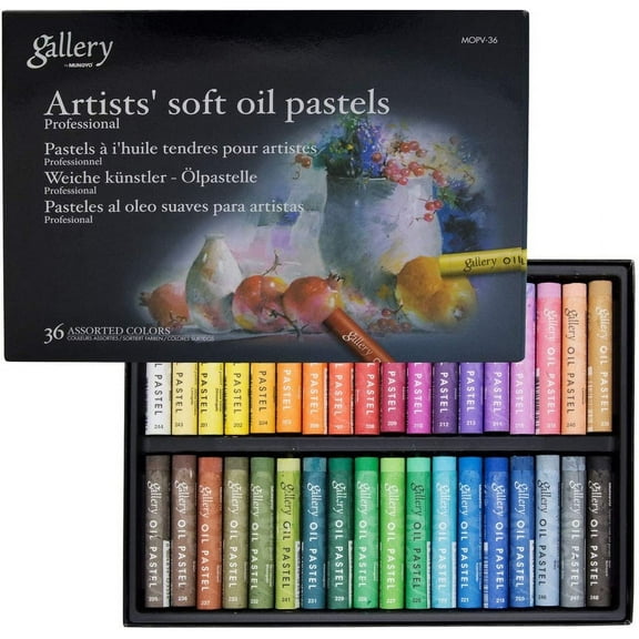 Mungyo Gallery Soft Oil Pastels Set of 36 - Assorted Colors (Professional MOPV-36)