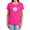 Hot Pink, variant on JLA Rough Flash Women's T Shirt, Athletic Heather, Small
