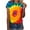 Multicolor#2, variant on VBTAPA Womens Tie Dye T-shirt Short Sleeve Novelty Graphic Tees Trendy Summer Going Out Blouse Tops Daily Sales Multicolor XL