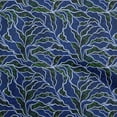 thumbnail image 1 of oneOone Velvet Blue Fabric Abstracts Craft Projects Decor Fabric Printed By The Yard 58 Inch Wide, 1 of 4
