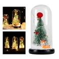 thumbnail image 4 of Árbol de Navidad artificial perfecl con cadena led en una cúpula decorado para niños mujeres Navidad, 4 of 8