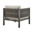 thumbnail image 3 of Mareike Aluminum and Rope Outdoor Chair in Brown, 3 of 8