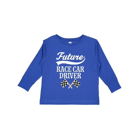 Inktastic Future Race Car Driver Racing Boys Long Sleeve Toddler T-Shirt