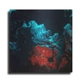 thumbnail image 1 of Luxe Metal Art 'Earth as Art: Ghostly Ice,' Metal Wall Art, 24"x24", 1 of 7