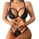 thumbnail image 1 of Gibobby Lencería mujer erótica Lencería Sexy para Mujer Baby Doll Mujer Sexy Color Negro Mono Sensual y Elegante Fina Lenceria para Dama(Negro, G), 1 of 5