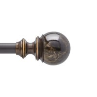 Better Homes & Gardens 42-120" Marbled Adjustable Curtain Rod for Windows, 3/4" Diameter