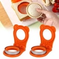 thumbnail image 1 of Huayishang Cake Mould 2pc Sandwich Cutter And Sealer 2024 New Crustless Sandwich Maker Crustless Sandwich Cutter Shapes Upgrade Bread Sandwich Cutter Circle Square Lunch Box, 1 of 9
